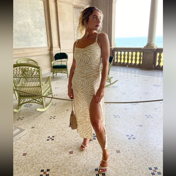 Linen zebra print dress - Picture 7 of 7